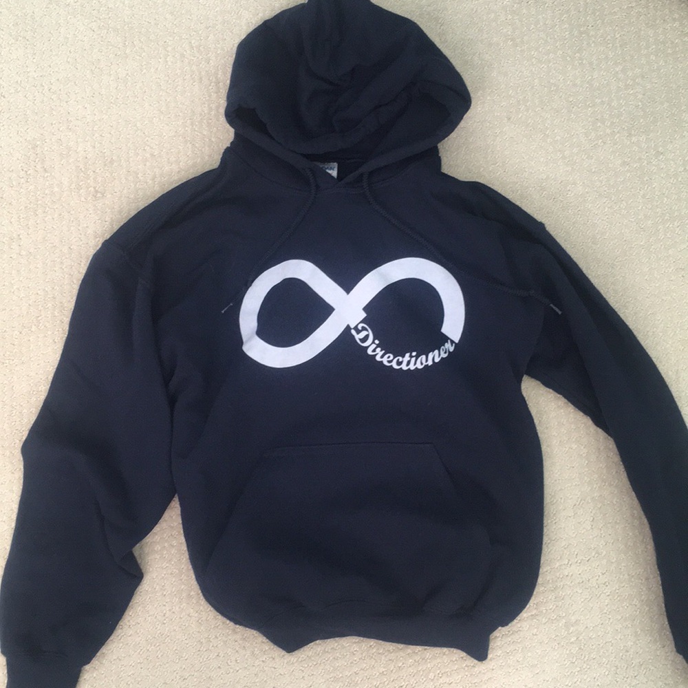Navy blue One Direction hoodie
